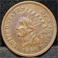 1880 Indian Head Cent, Higher Grade