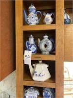 4 - Shelves Blue & White China