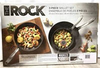 The Rock 3 Piece Skillet Set (open Box)
