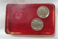Buffalo Nickel Molded Coins