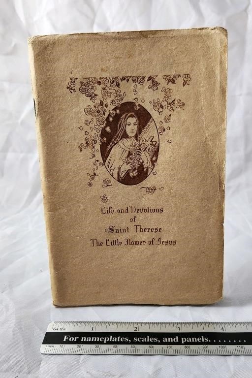 1925 Saint Therese devotions book