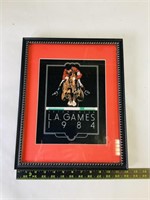 Framed L.A. Games 1984 print