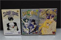Sailor Moon, Manga, Vol. 1, 3, and 4