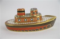 ROYAL CROWN DERBY PAPERWEIGHT "TUGBOAT"