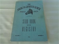 1943 AQHA Stud Book & Registry
