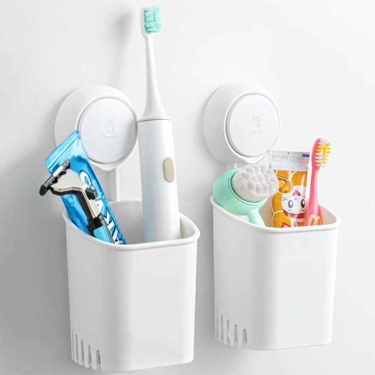 TAILI Suction Cup Toothbrush Holder, No Drilling