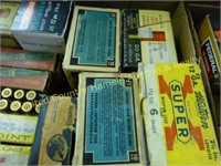 Lot of vintage ammo and boxes