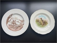 Hunting Related Antique Plates