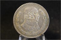 1958 Mexico 1 Peso Silver Coin
