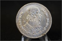 1957 Mexico 1 Peso Silver Coin