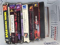 Horror VHS Movie Lot of 7