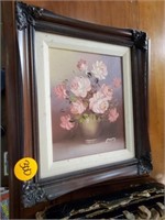 FRAMED FLORAL AND ART PICTURES
