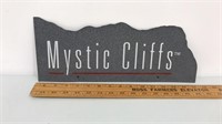 Mystic Cliffs wine sign -15.5” metal sign