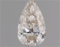Gia Certified Pear Cut .37ct Si1 Diamond