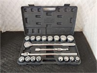 Pittsburg 20pc 3/4" Jumbo Drive Socket Set in Case