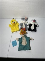 Vintage Looney Tunes Hand Puppets Collectibles