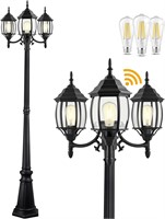 AmazonBasics Dusk to Dawn Sensor Outdoor Lamp Post