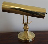 Lot #3520 - Contemporary brass desk lamp