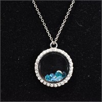 Floating Charm Mom Necklace
