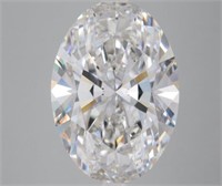 Showstopping 7 Ct G/VS1 Oval Cut Diamond Lab Grown