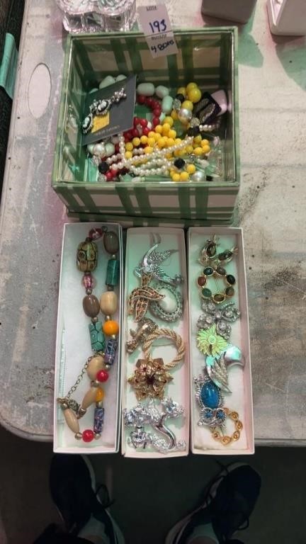 Lot of Nice Brooches and Necklaces
