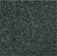 New $71--18"X18" Ribbed Carpet Tile(Gray)