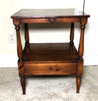 Antique Side Table- One Drawer