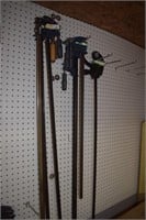 Seven 36" Furniture Clamps