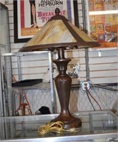 Vintage Style Glass Table Lamp