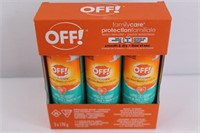 3PACK OFF! FAMILY CARE INSECT REPELLENT