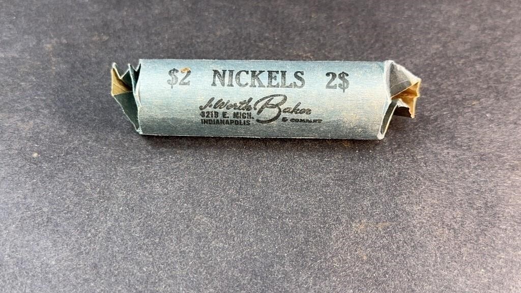 ROLL OF BUFFALO NICKELS ASSORTED DATES