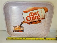 Diet Coke metal tray