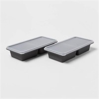 1 Cup Freeze Cube Molds w/Lid (Set of 2)