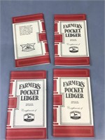 4 copies of farmers pocket ledger based on the