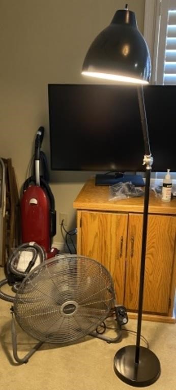 Adjustable Floor Lamp, Lasko Fan
