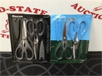 (2) Sets Ibayam Kitchen Scissors Premium New Lot