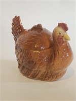 VTG NAPCO USA CERAMIC ROOSTER COOKIE JAR-MARKED