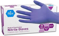 MedPride Nitrile Exam Gloves  Medium  100 Ct