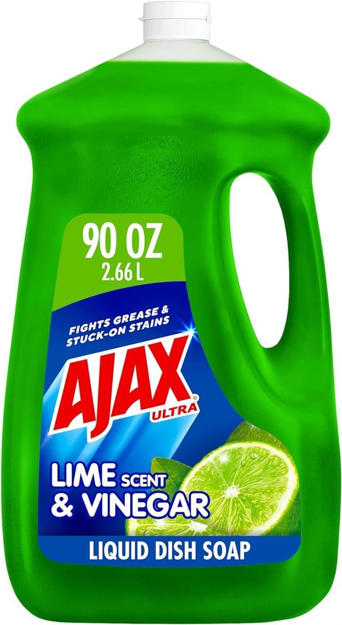 Ajax Dish Soap  Lime & Vinegar  90 Fl Oz