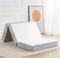 Folding Mattress, 6 Inch Memory Foam Tri-fold