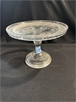 PATTERN GLASS CAKE STAND