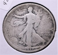 1917 WALKING HALF DOLLAR G