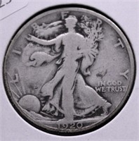 1920 WALKING HALF DOLLAR G