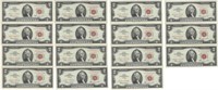 15 Nice Bright $2 U.S. Notes 1963 Series - Most