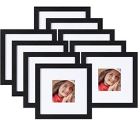 Vittanly 8x8 Picture Frames for Wall Set of 9,
