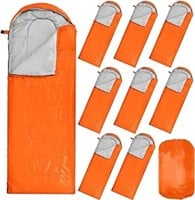10 Pcs 0 Degree Camping Sleeping Bags Bulk For