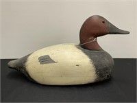 Drake Canvasback Wooden Carved & Painted Decoy