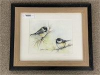 Darlene Chase Watercolor Painting of 2 Birds