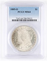 1885-O US MORGAN SILVER $1 DOLLAR COIN