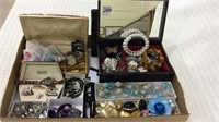 Box of Ladies & Men's Costume Jewelry